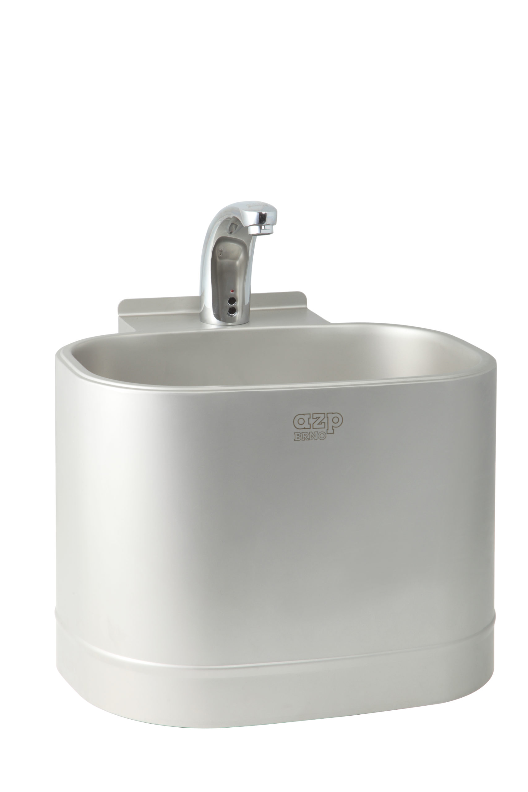 Washbasin, medium-sized bowl, wall-mounted, connection to a single water supply - 12V, 50Hz — AUM 05.1