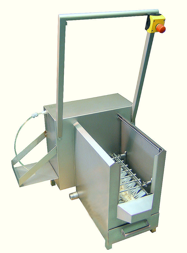 automatische Sohlenwaschanlage mit rotierenden Bürsten - 230V, 50Hz — RMP 02