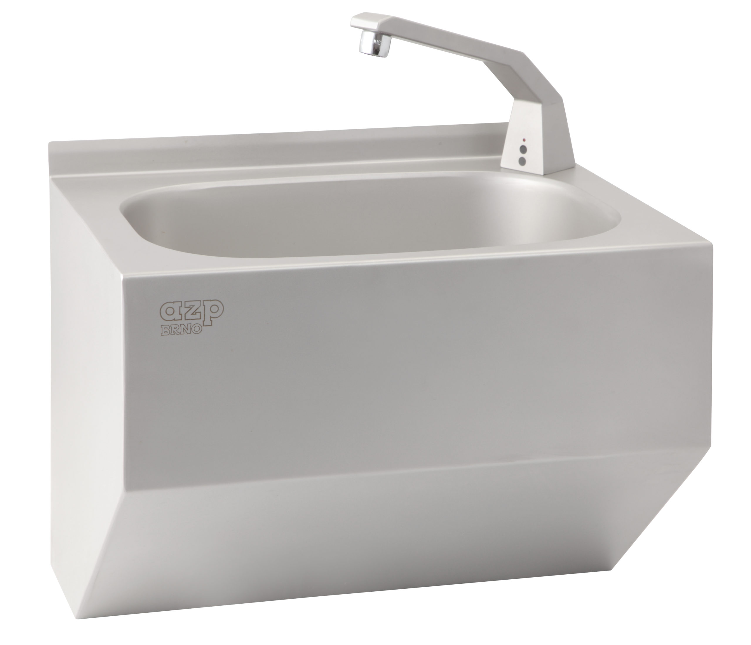 lavabo de pared con cubeta mediana, sin grifo — AUM 016